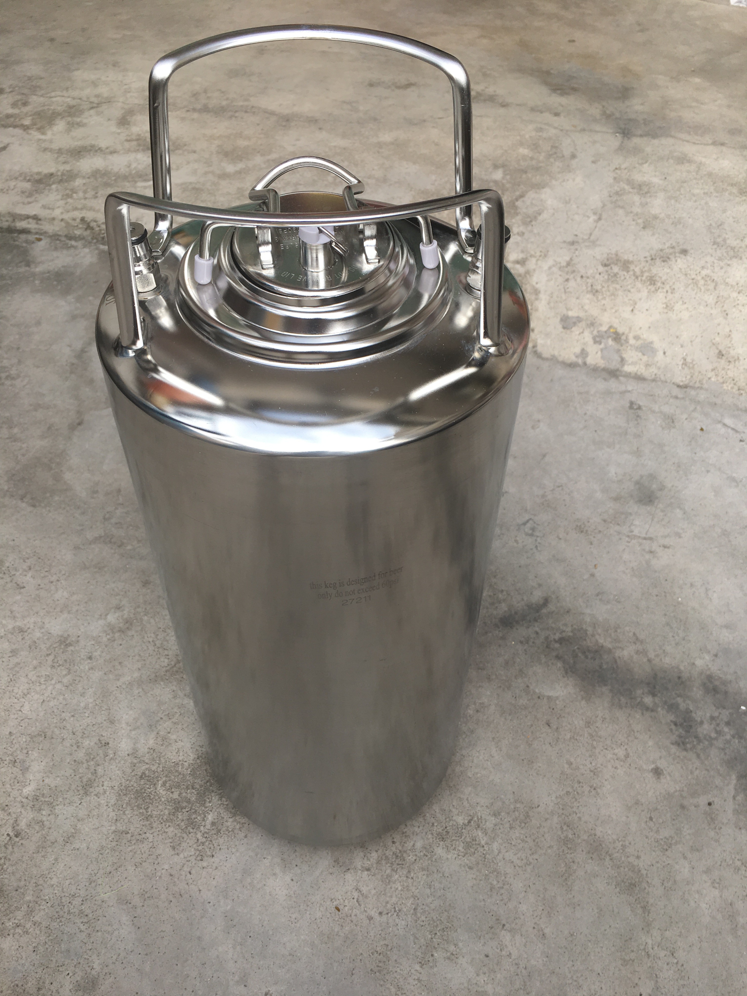 5gallon ball lock keg for home brew use