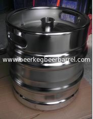 beer keg with polished , for brewery and beverages, with micro matic spear