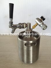 Homebrew Stainless Steel 304 Beer Keg 2L 3.6L 4L 5L 10L Mini Draft Beer Growler Beer Barrels