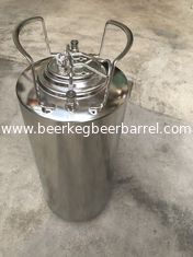 Stainless steel ball lock keg 18.5L with metal handle, for home brew and beer factory