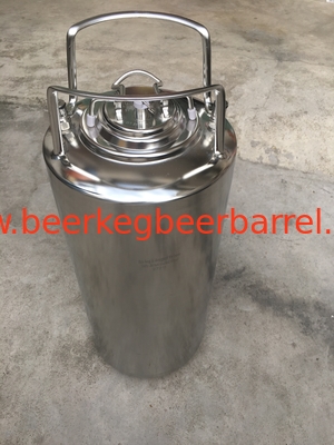 Customized SS Home Brew Keg , 5 Gallon Corny Keg With Pressure Relief Valve And Lids
