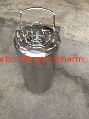Customized SS Home Brew Keg , 5 Gallon Corny Keg With Pressure Relief Valve And Lids