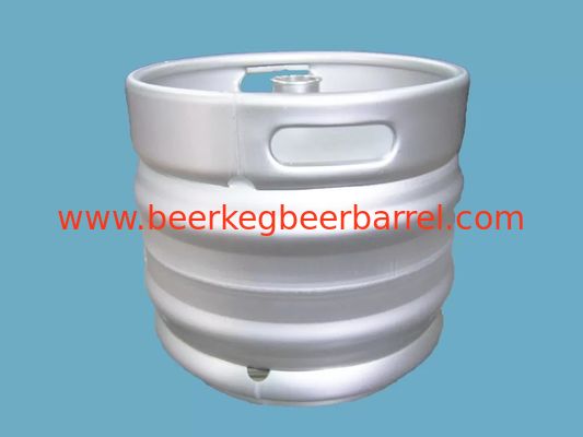 Stainless Steel 304 30L European Keg For Brewery Pickling Surface 408 MM Diameter