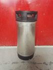Used conditions 5gallon ball lock keg, with good conditions, pressure relief valve, cap on top for home brew