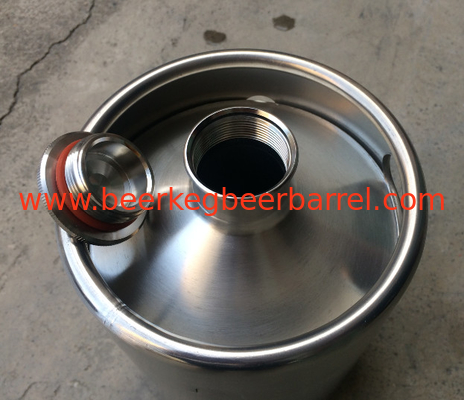 stainless steel 2L mini beer keg growler for bar, restaurant , hotel table use. with tap, coupler