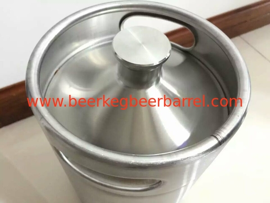 5L mini beer keg /beer growler made of stainless steel, with screw cap on top, mini regulator, coupler