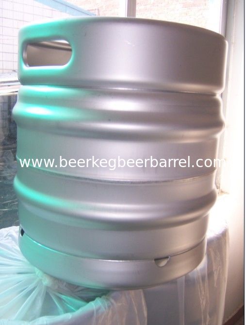 beer barrel keg 30L volume , with logo embossing with spear on top  for brewing equipment