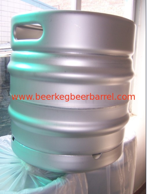 beer barrel keg 30L volume , with logo embossing with spear on top  for brewing equipment