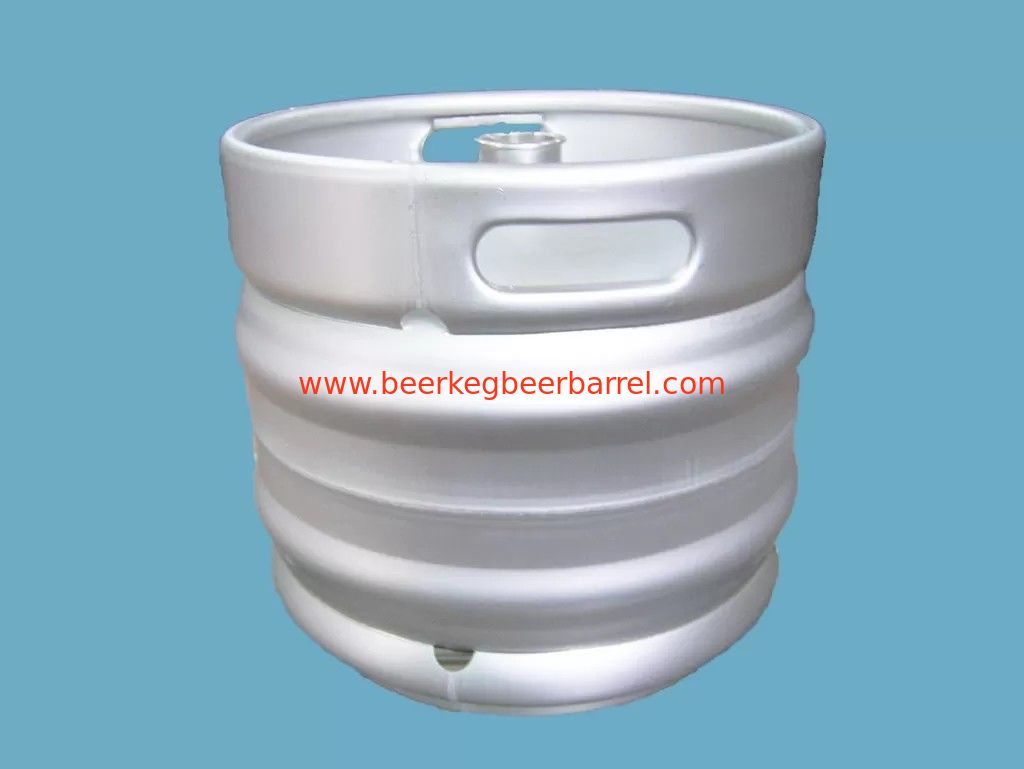 Stainless Steel 304 30L European Keg For Brewery Pickling Surface 408 MM Diameter